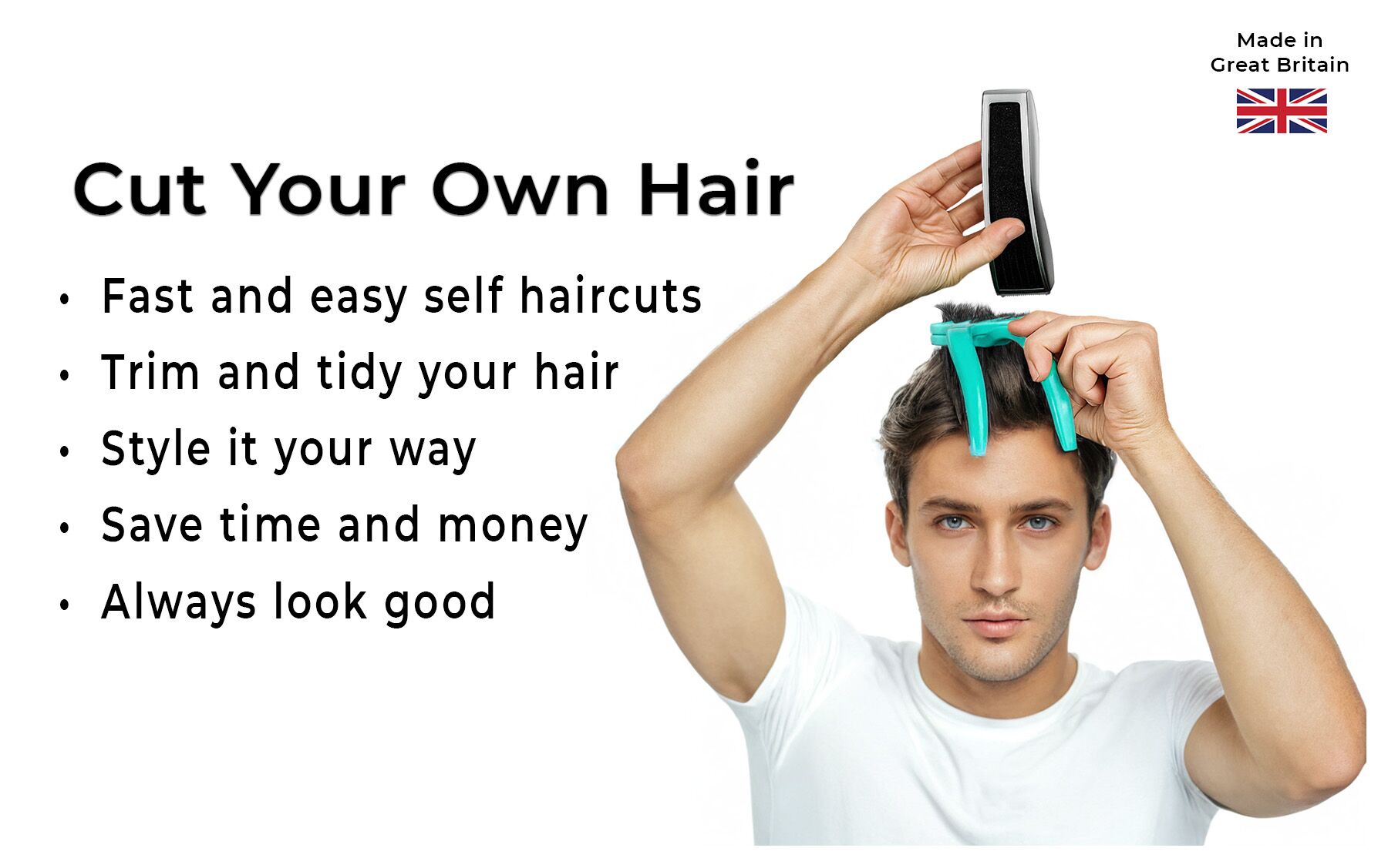Grip and Trim - Cut your own hair. DIY Hair Cutting Tool that saves you time and money. - Image 4